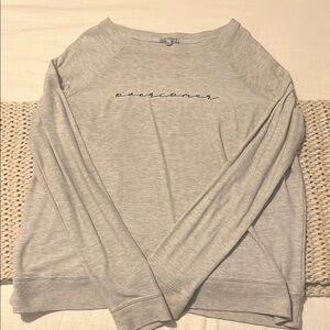 Gray Long Sleeve Sweatshirt